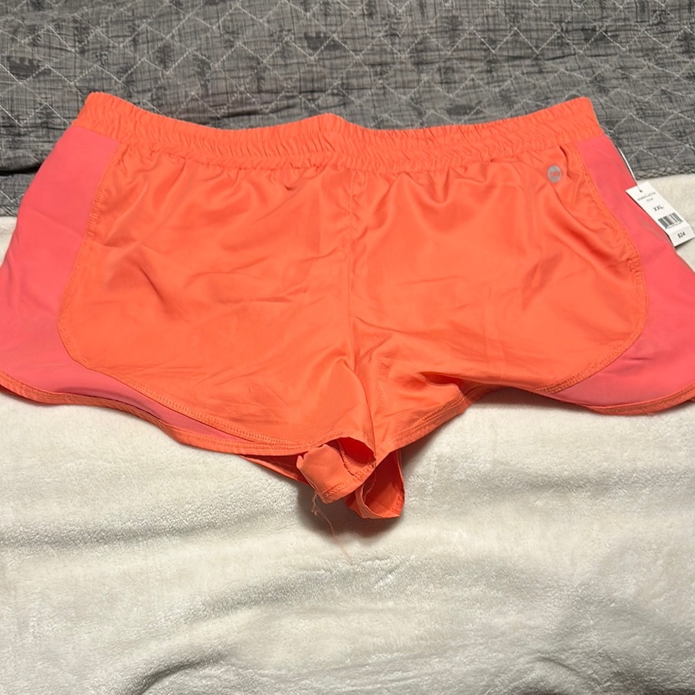 Dip Orange and Pink Athletic Shorts for Active Comfort